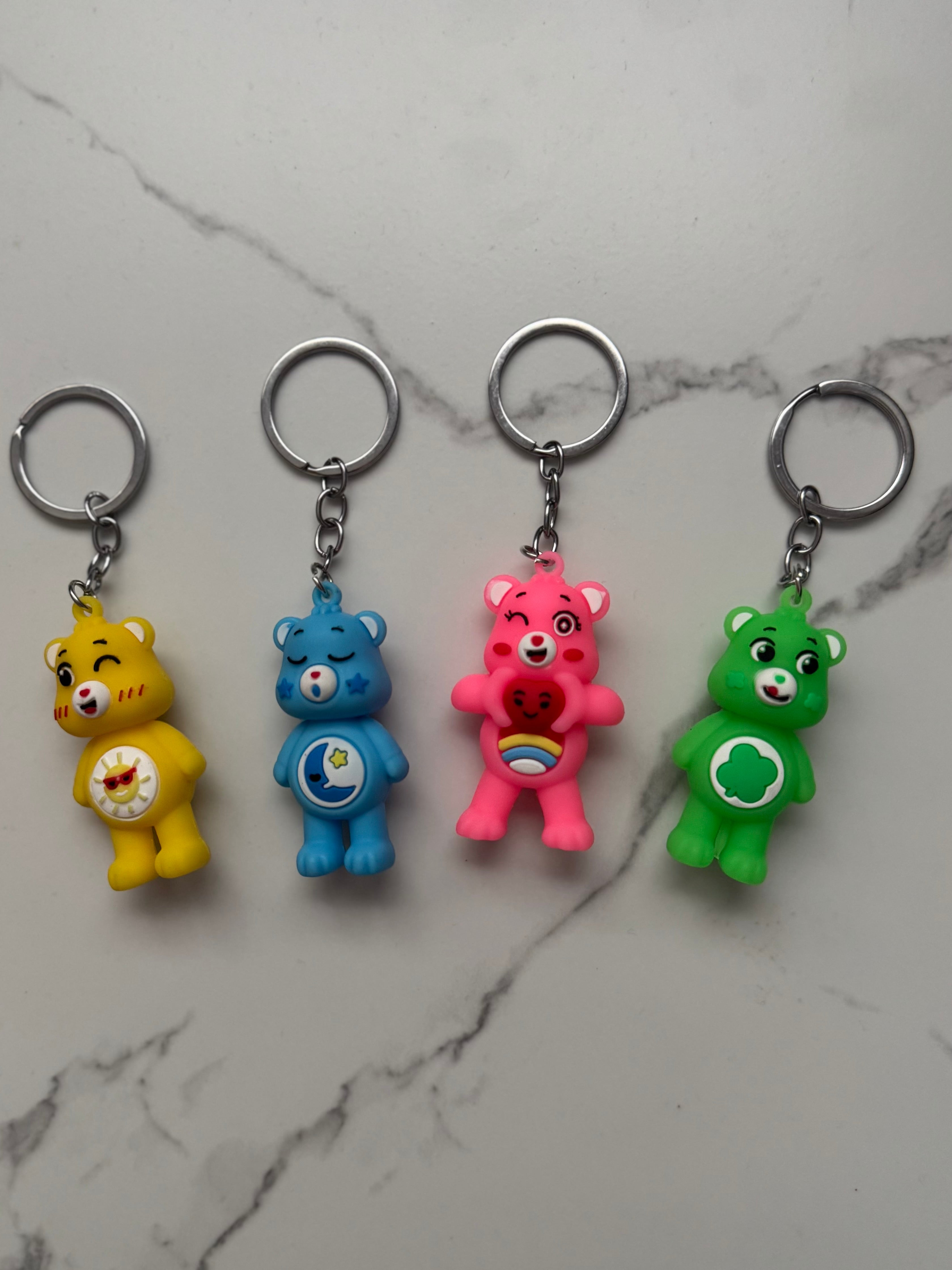 Care Bear Keychains 🩷💛💚💙